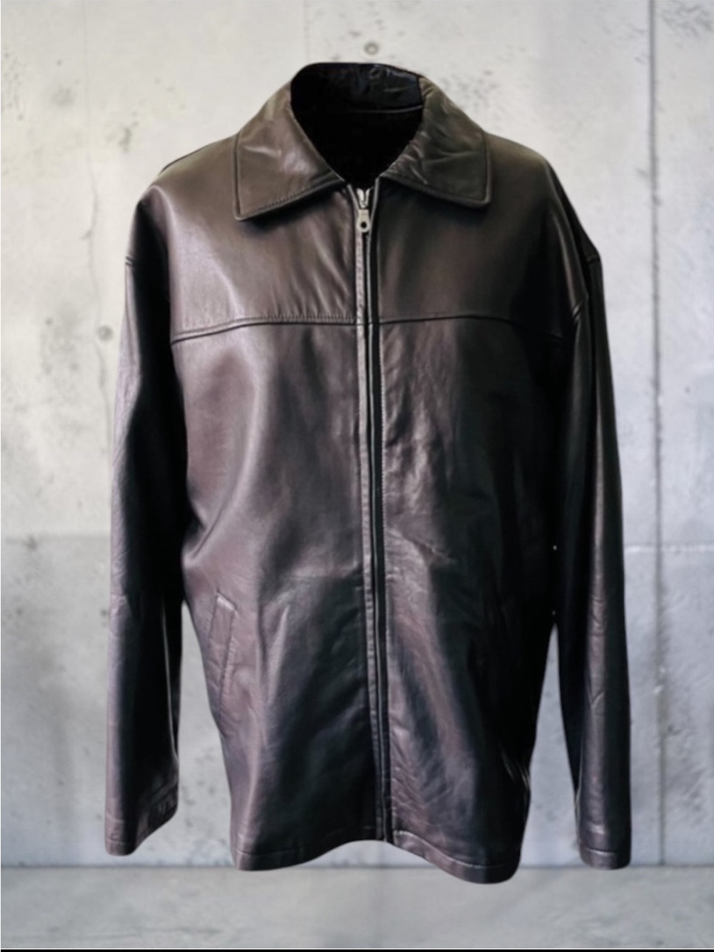 MARK NEW YORK Black Leather  Jacket Size Small